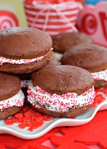 red velvet whoopie pie valentine's day