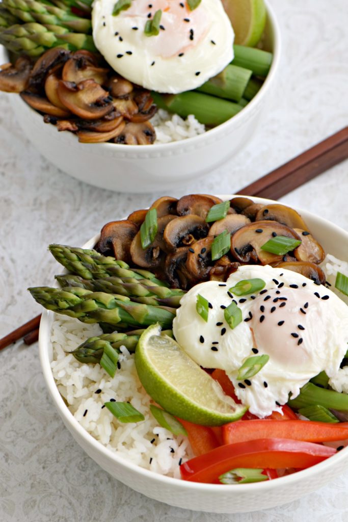 rice bowl asparagus