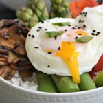 Soy Sesame Asparagus Rice Bowl