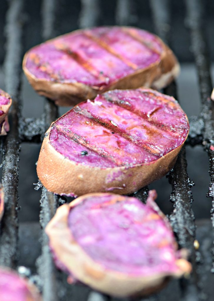 Grilled Purple Potatoes