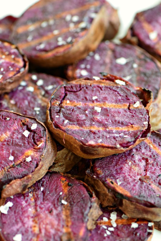 grilled sweet potatoes