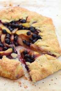 stone fruit galette