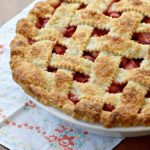 Strawberry Rhubarb Lattice Pie