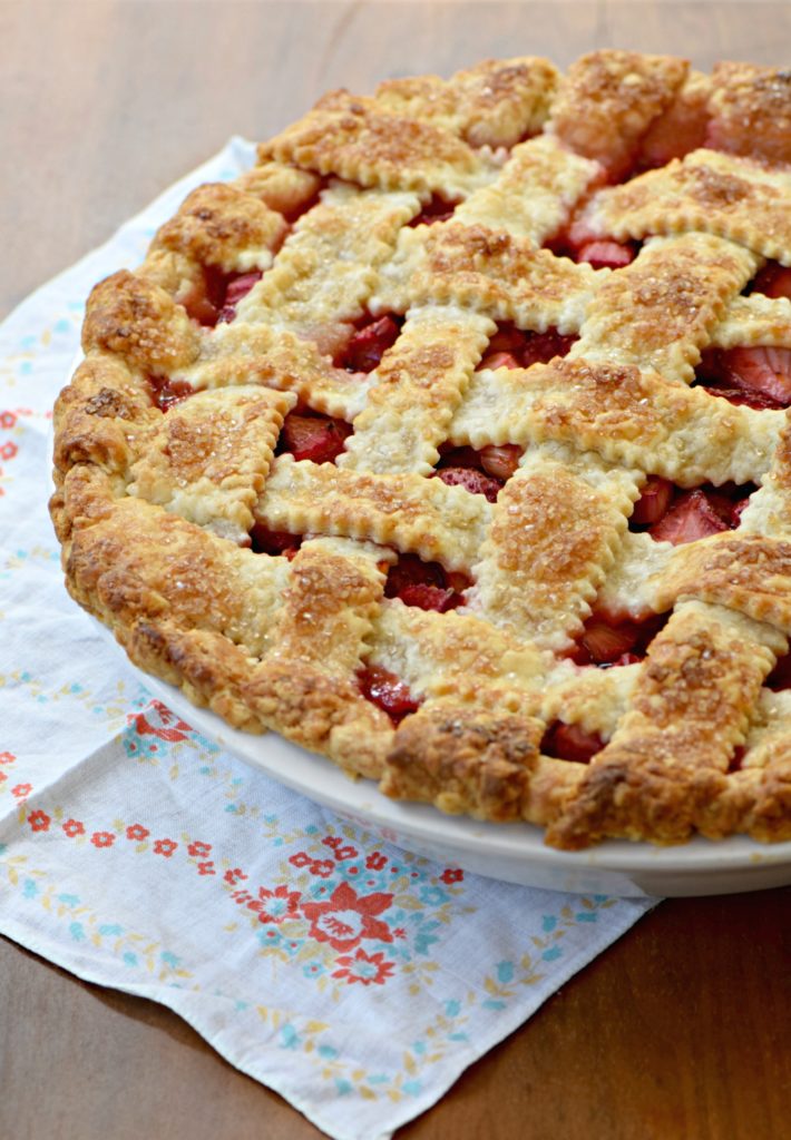 strawberry rhubarb pie recipe