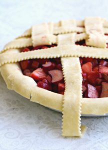 how to make a lattice top pie