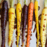 Roasted Carrots with Pomegranate Molasses for Rosh Hashanah