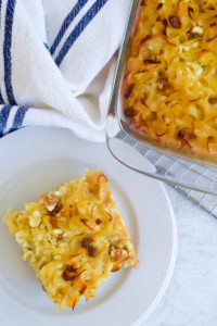 sweet noodle kugel