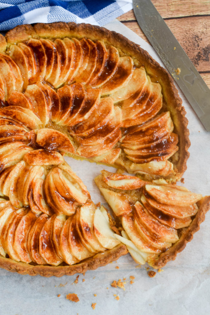 apple streusel tart