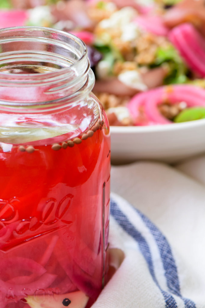 pickled red onions