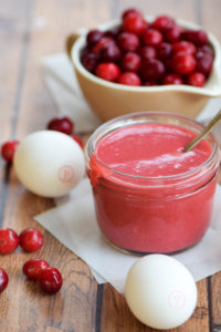 cranberry curd