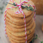 Edible Gifting: Parmesan Thyme Crackers