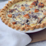 Holiday Breakfast: Radicchio and Squash Quiche