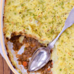 Lentil Shepherd’s Pie with Mashed Potato-Parsnip Crust