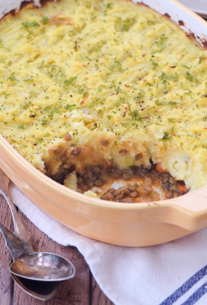 shepherd's pie vegetarian lentil