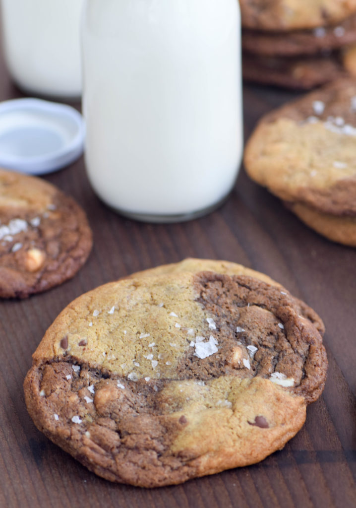 malted chocolate chip cookies
