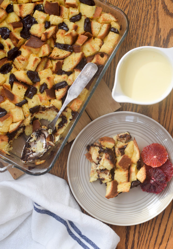 chocolate bread pudding