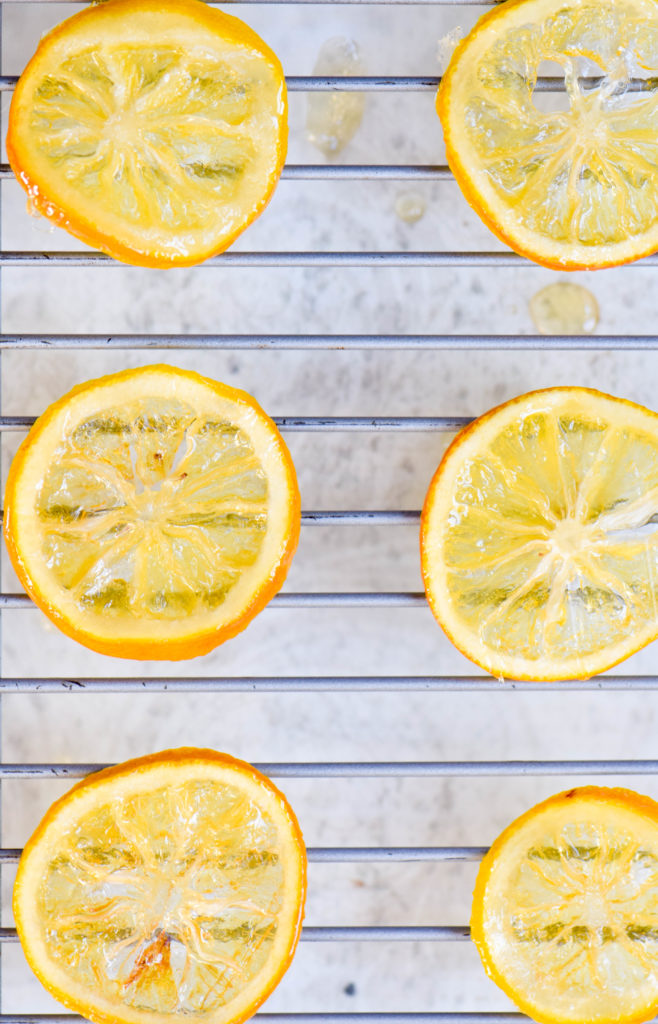 candied lemon slices