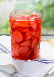 pickled radishes ginger