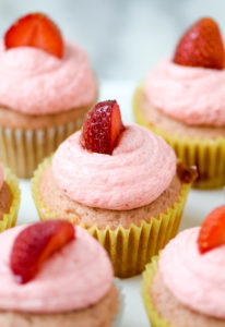 strawberry cupcake recipe