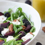 Beets, Burrata & Blackberry Salad for Rosh Hashanah