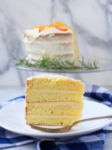 peach cake