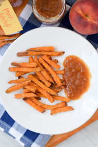 peach ketchup fries