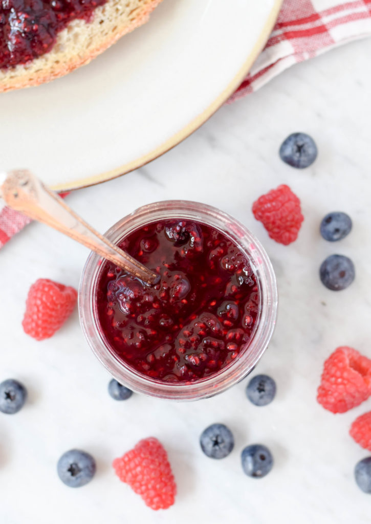 mixed berry jam