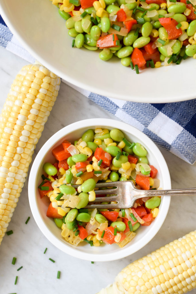 succotash with edamame