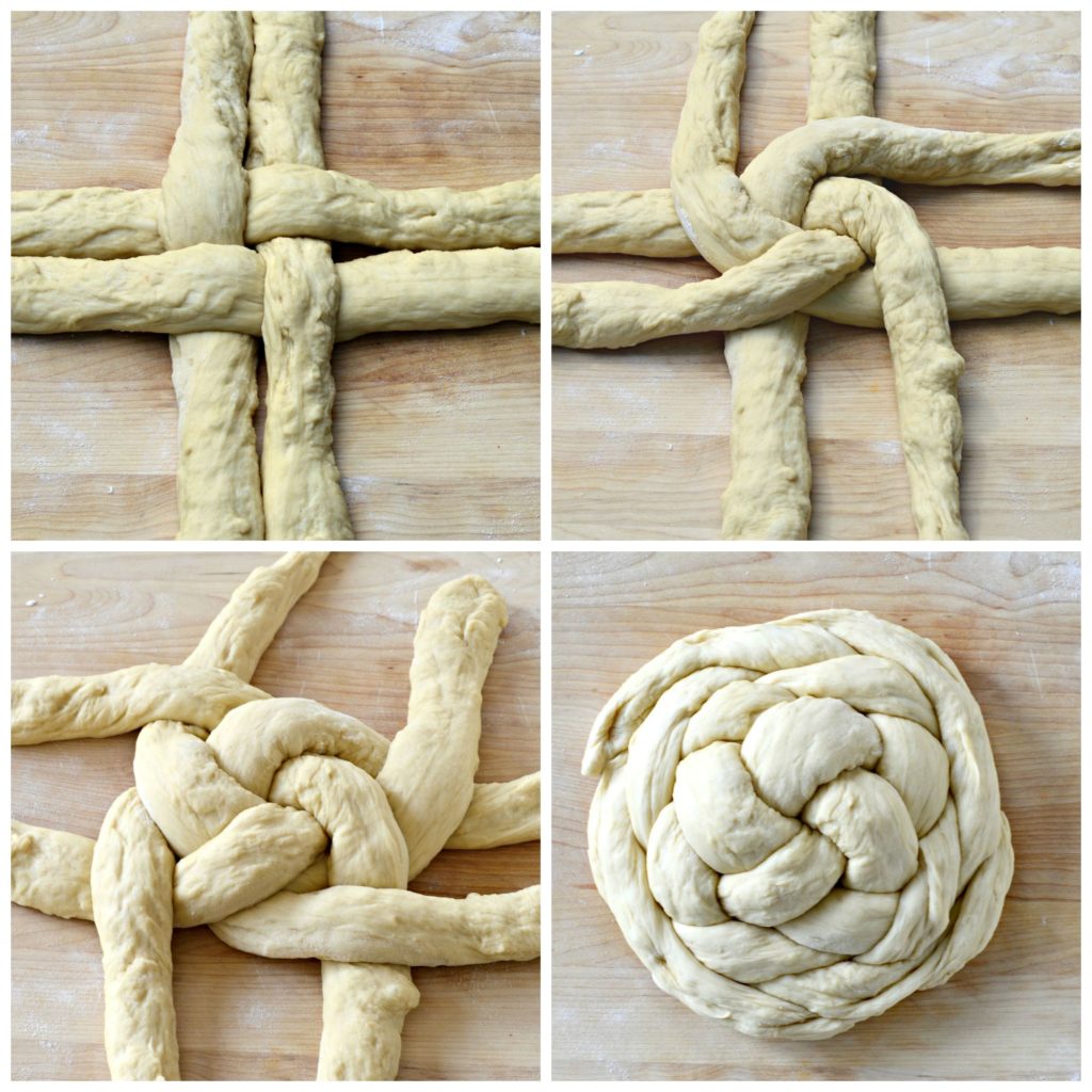 how to braid round challah