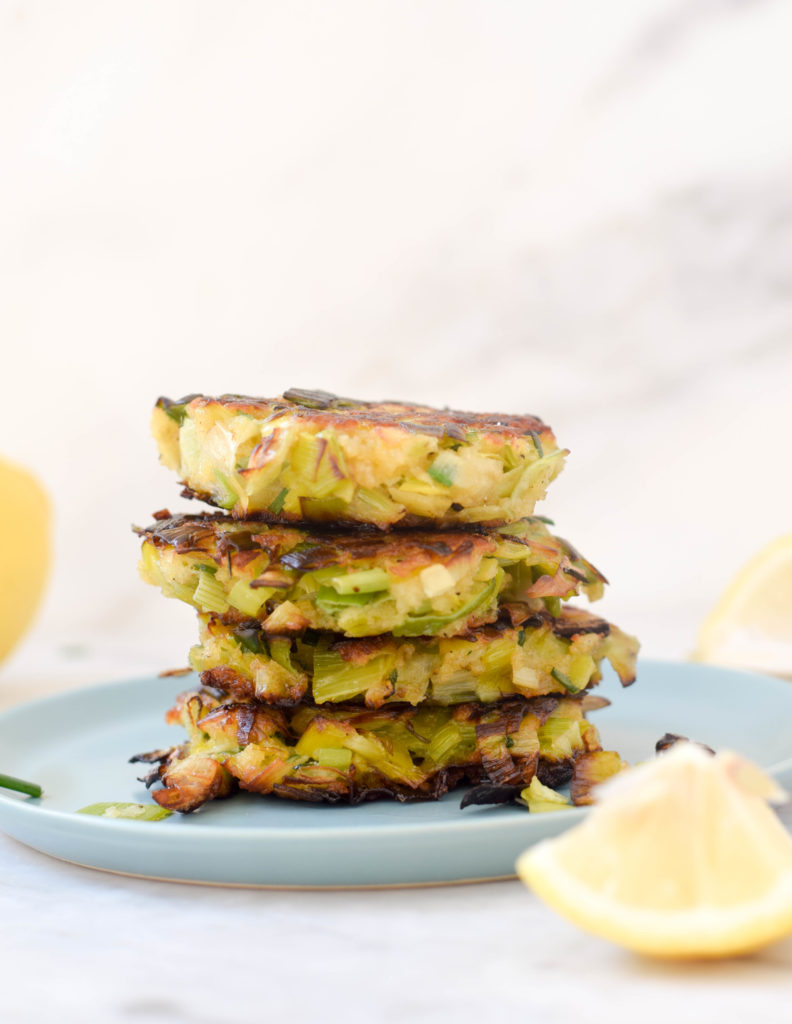 leek fritters