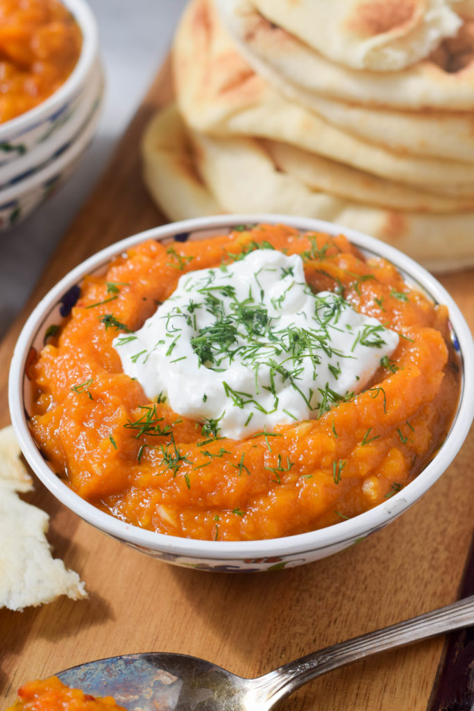 libyan pumpkin spread mezze