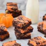 Halloween Cheesecake Brownies