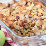 Apple Honey Challah Stuffing