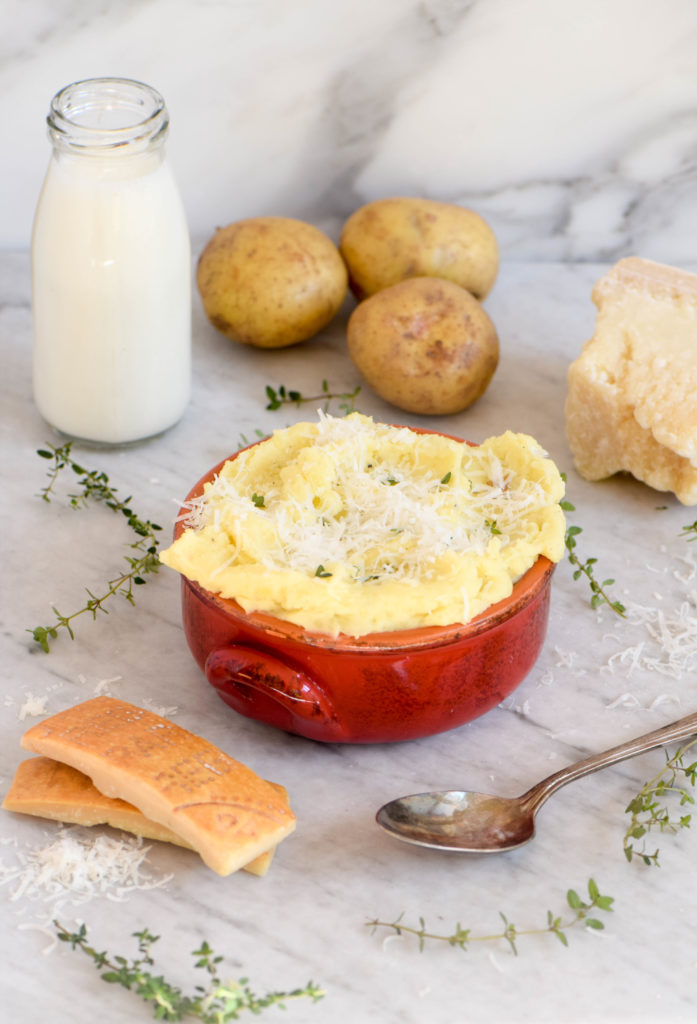 mashed potatoes with parmesan