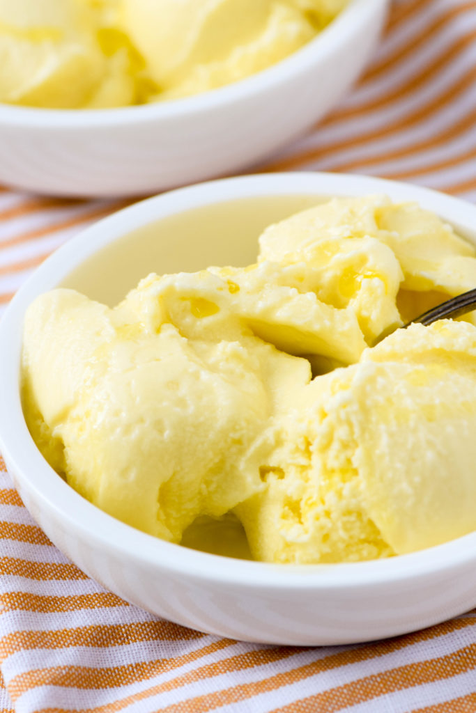 olive oil lemon ice cream