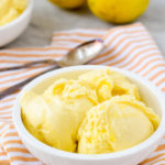 Lemon Olive Oil Ice Cream for Hanukkah