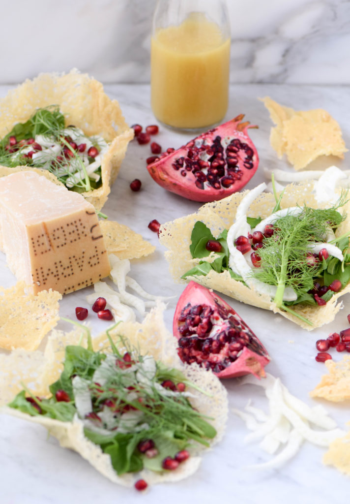 edible parmesan bowls