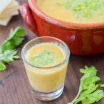 Three Cheese IPA Soup Shooters from Food on Tap
