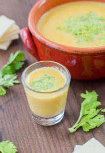 cheddar beer soup shooters