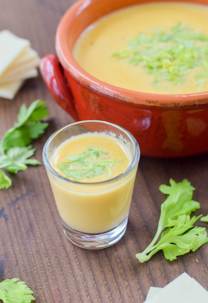 cheddar beer soup shooters