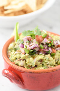 guacamole and chips