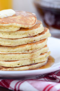 fluffy homemade pancakes