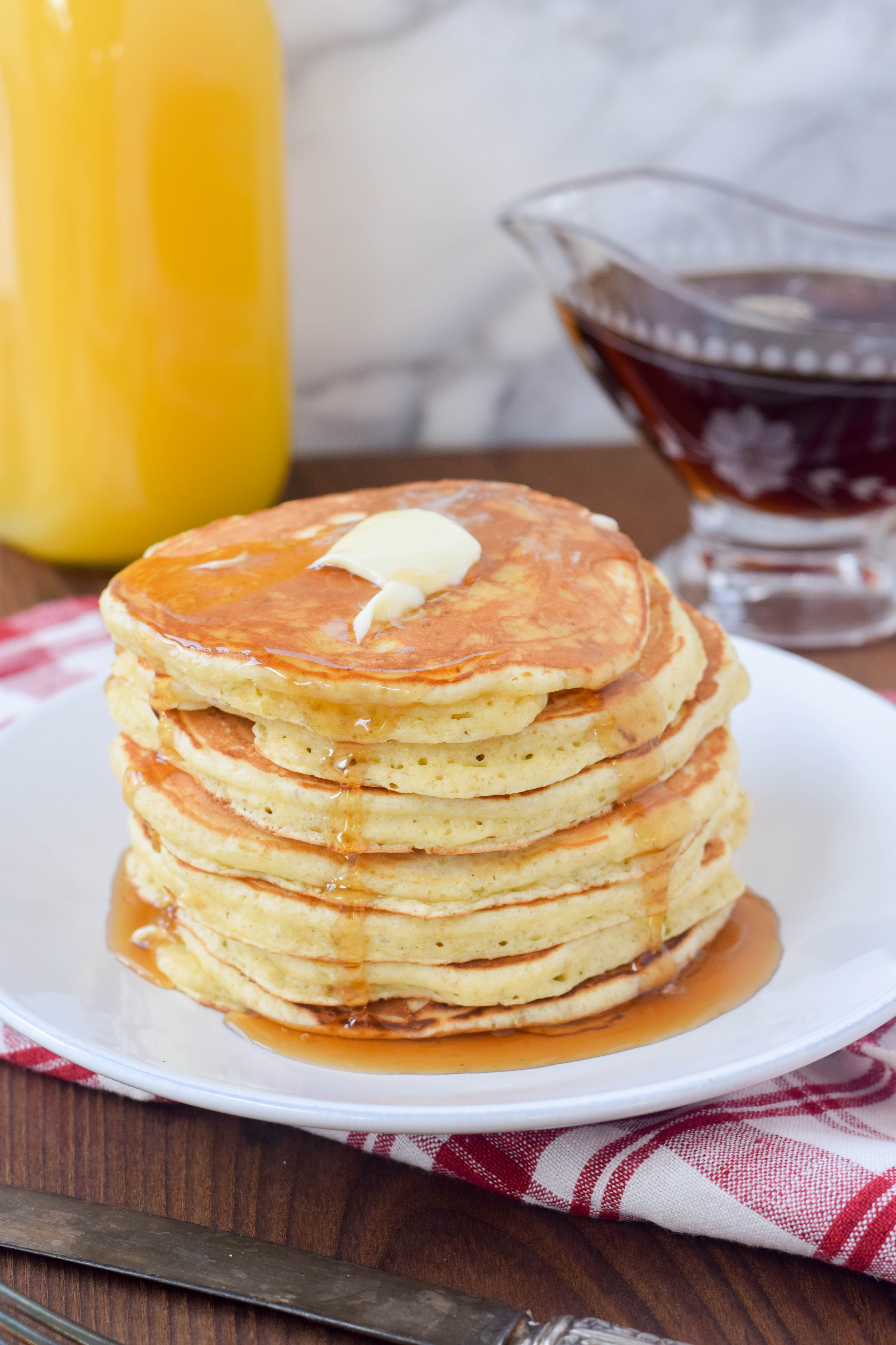 pancakes-syrup-stack - West of the Loop