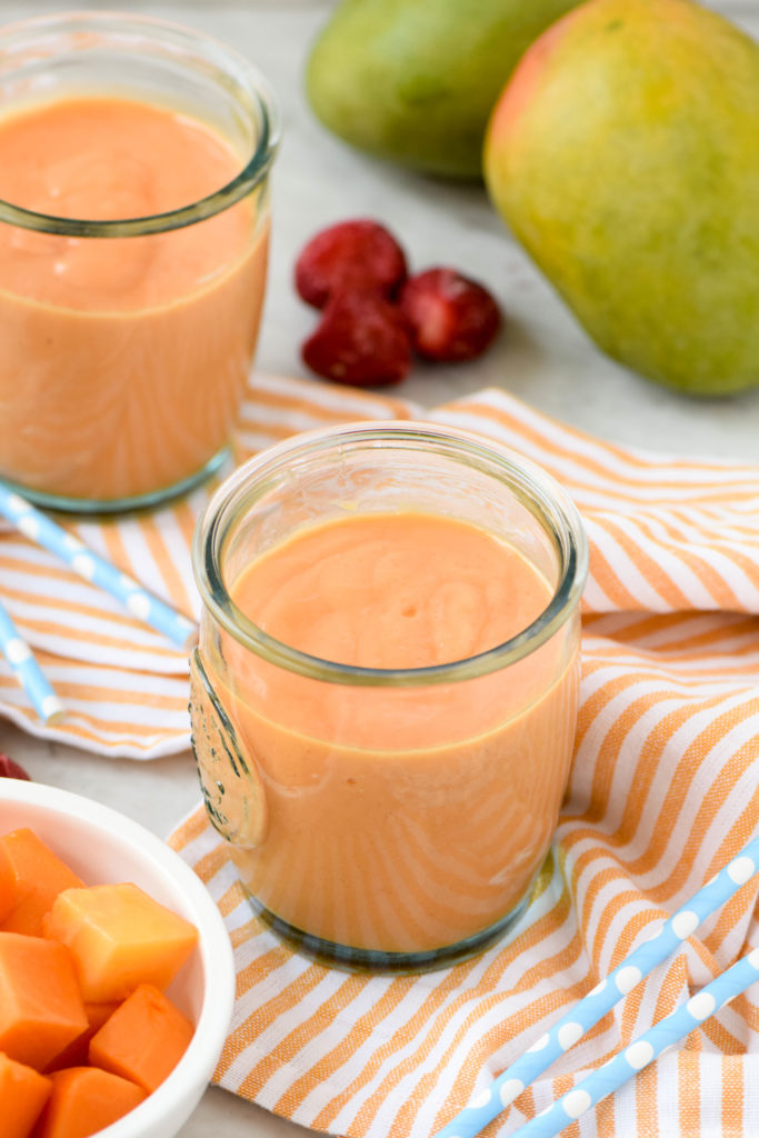 tropical fruit smoothie