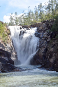 Big Rock Falls in the Mountain Pine Ridge Forest Reserve in the western part of Belize