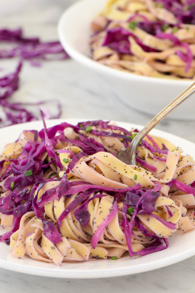 cabbage with poppy seed