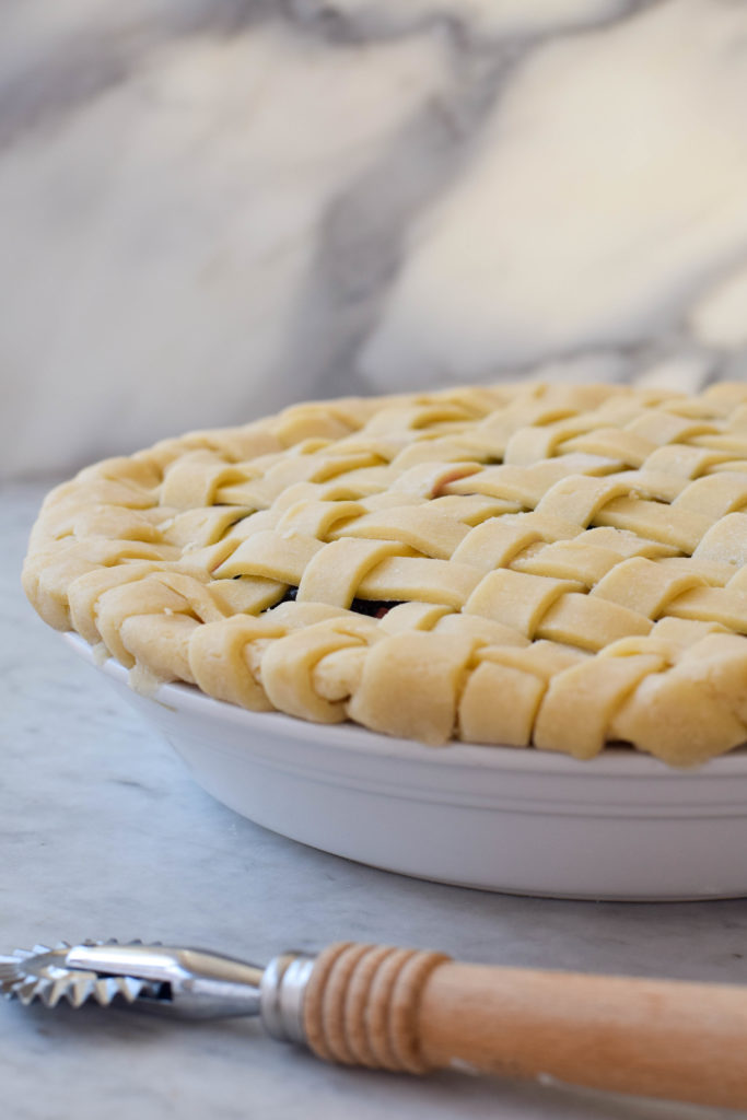 how to make a lattice pie crust