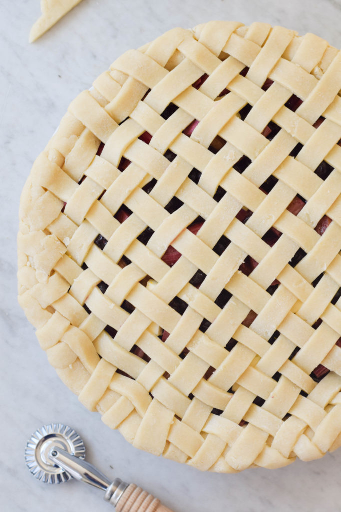 lattice crust pie