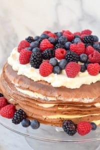 gluten free crepe cake