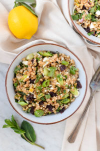 farro salad